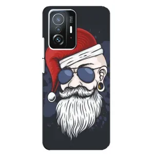 Чехол Санта Клаус для Xiaomi 11T / 11T Pro (Рождественский МЕН)
