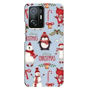 Чехол Санта Клаус для Xiaomi 11T / 11T Pro (Рождественский)