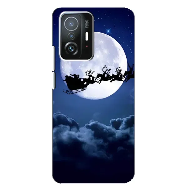 Чехол с рисунком «Санта - луна» для Xiaomi 11T / 11T Pro Чехол с рисунком «Санта - луна» для Xiaomi 11T / 11T Pro
