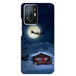 Чехол Санта Клаус для Xiaomi 11T / 11T Pro (Санта)