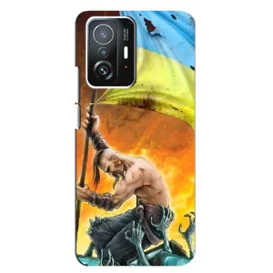 Чехол с картинкой (Патриотический КОЗАК) на Xiaomi 11T / 11T Pro (Сильный Козак)