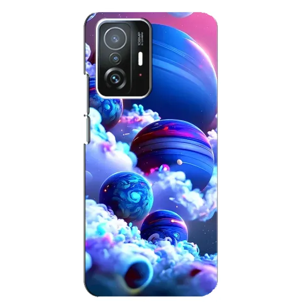 Чехол с рисунком «Синие планеты» для Xiaomi 11T / 11T Pro Чехол с рисунком «Синие планеты» для Xiaomi 11T / 11T Pro