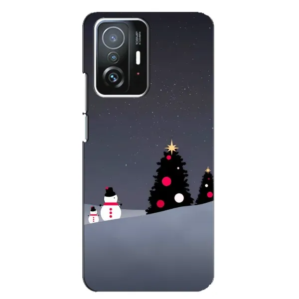 Чехол с рисунком «Снеговички» для Xiaomi 11T / 11T Pro Чехол с рисунком «Снеговички» для Xiaomi 11T / 11T Pro