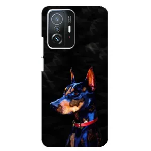 Бампер для Xiaomi 11T / 11T Pro с картинкой "Песики" (Собака Мопс)