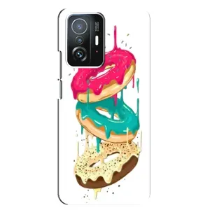 Чохол з зображенням смачної їжі для Xiaomi 11T / 11T Pro (Соковиті пончики)