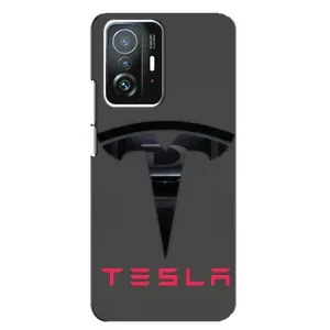 Чохол з малюнком «Logo TESLA» для Xiaomi 11T / 11T Pro