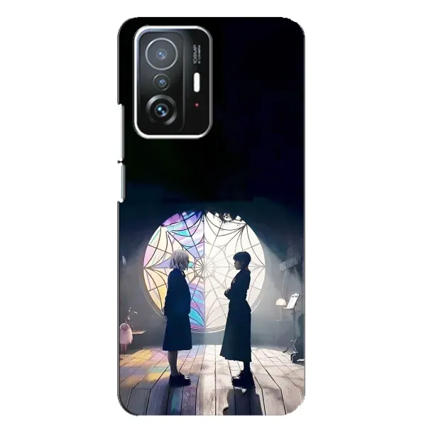Чехол с рисунком «Уэнсдей и Энди» для Xiaomi 11T / 11T Pro Чехол с рисунком «Уэнсдей и Энди» для Xiaomi 11T / 11T Pro