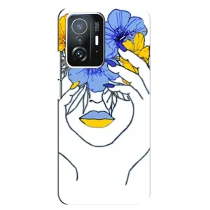 Чехол на Xiaomi 11T / 11T Pro Украинский дизайн (Украинка на всю голову)