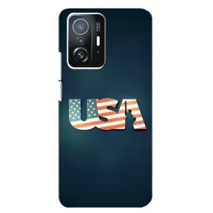 Чохол Прапор USA для Xiaomi 11T / 11T Pro