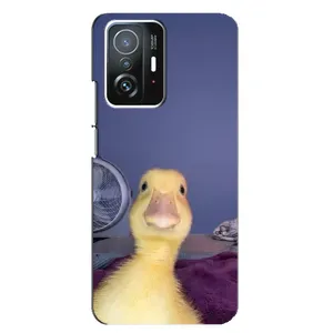 Бампер с принтом Мемы для Xiaomi 11T / 11T Pro (Утка)