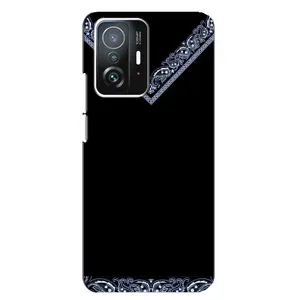 Силиконовый Чехол на Xiaomi 11T / 11T Pro (Воротник вышиванки)