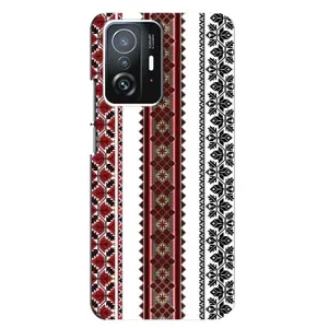 Силиконовый Чехол на Xiaomi 11T / 11T Pro с картинкой Вышиванки (Вышиваночки)