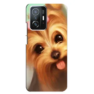 Чехол (ТПУ) Милые собачки для Xiaomi 11T / 11T Pro (Йоршенский терьер)
