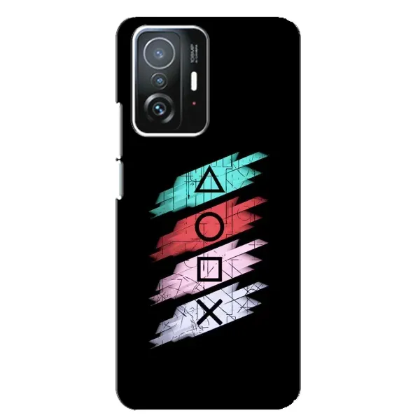 Чехол с рисунком «Значки Sony» для Xiaomi 11T / 11T Pro Чехол с рисунком «Значки Sony» для Xiaomi 11T / 11T Pro