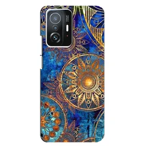 Чехлы со смыслом для Xiaomi 11T / 11T Pro (Золотые узоры)