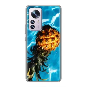 Чехол с изображением вкусной еды для Xiaomi 12 / 12X (Ананас)