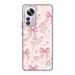 Чехол банты для Xiaomi 12 / 12X (Банты с цветами)