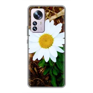 Чохол з ромашками на Xiaomi 12 / 12X (Біла ромашка)