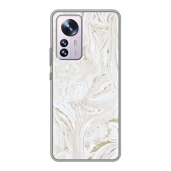 Чехол с рисунком «белый мрамор» для Xiaomi 12 / 12X Чехол с рисунком «белый мрамор» для Xiaomi 12 / 12X