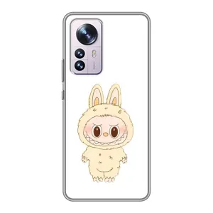 Чохол з принтом Лабубу для Xiaomi 12 / 12X (Бежевий Лабубу)