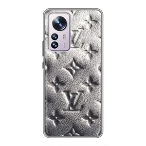 Текстурний Чохол Louis Vuitton для Сяомі 12 / 12х (Бежевий ЛВ)
