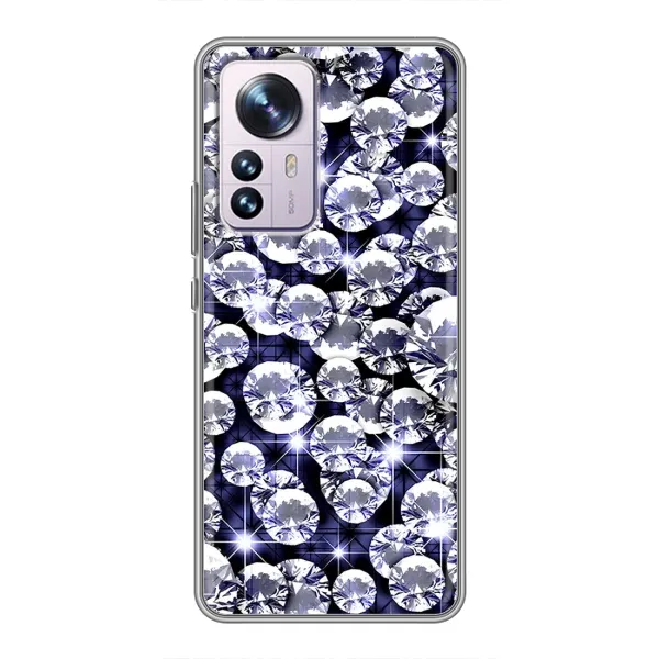Чехол с рисунком «Бриллианты» для Xiaomi 12 / 12X Чехол с рисунком «Бриллианты» для Xiaomi 12 / 12X