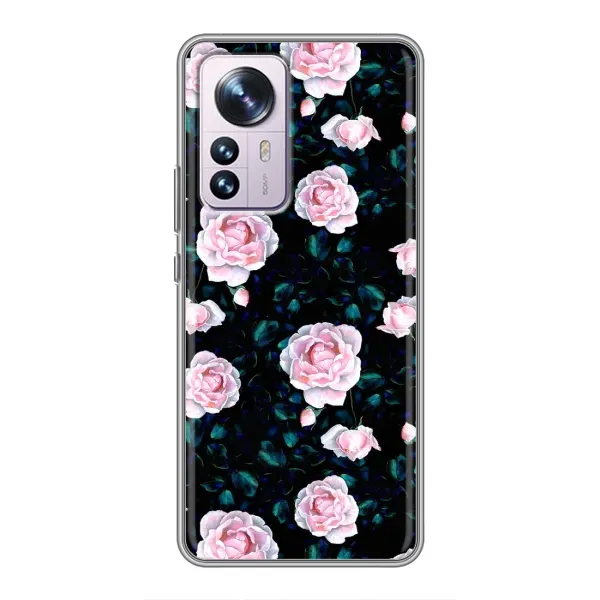 Чехол с рисунком «Чайные розы» для Xiaomi 12 / 12X Чехол с рисунком «Чайные розы» для Xiaomi 12 / 12X