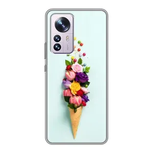 Чехлы с тематикой "ЦВЕТЫ" на Xiaomi 12 / 12X (Цветок-мороженное)