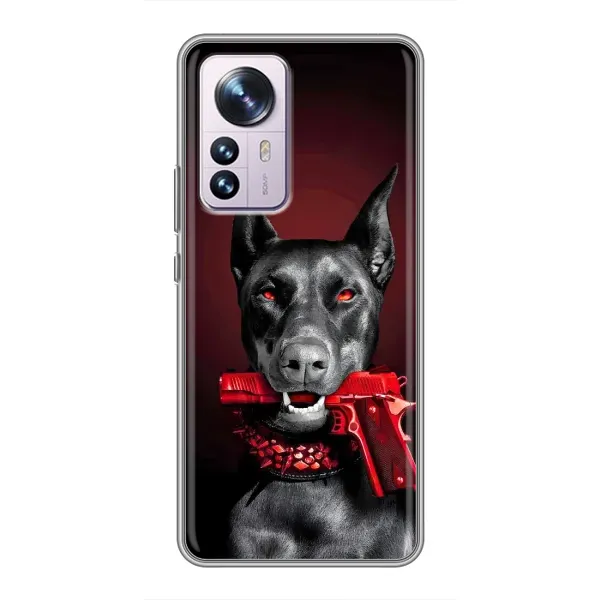 Чехол с рисунком «Доберман злой» для Xiaomi 12 / 12X Чехол с рисунком «Доберман злой» для Xiaomi 12 / 12X
