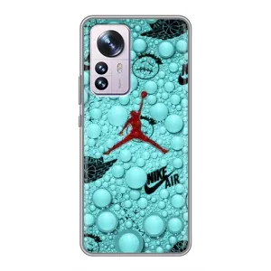 Силіконовый Чохол Nike Air Jordan на Сяомі 12 / 12х (Джордан Найк)