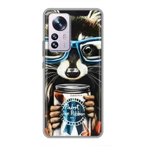 Силіконовий Чохол з Энотами на Xiaomi 12 / 12X (Єнот в окулярах)