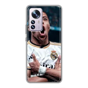 Чехол (TPU) с Футболистом на Xiaomi 12 / 12X (Гол Мбаппе)