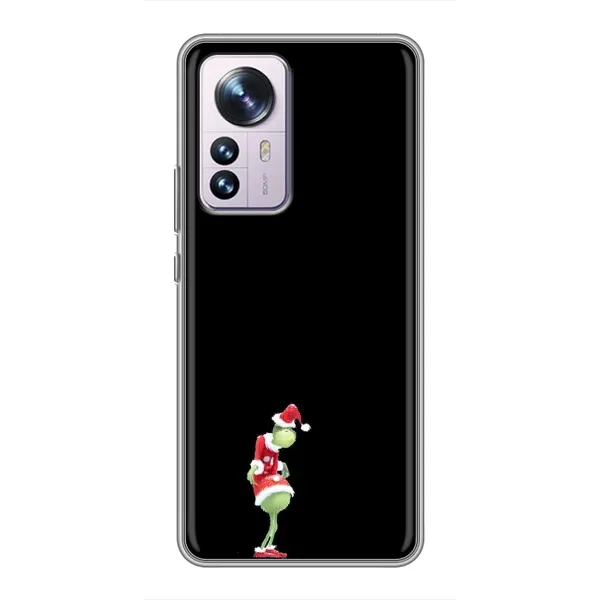 Чохол з малюнком «Грінч на чорному» для Xiaomi 12 / 12X Чохол з малюнком «Грінч на чорному» для Xiaomi 12 / 12X