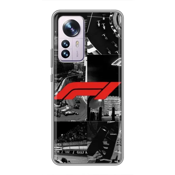 Чехол с рисунком «Коллаж Формула 1» для Xiaomi 12 / 12X Чехол с рисунком «Коллаж Формула 1» для Xiaomi 12 / 12X