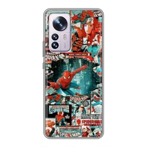 Чехол Супергерой Человека Паука на Xiaomi 12 / 12X (Комиксы Человек Паук)