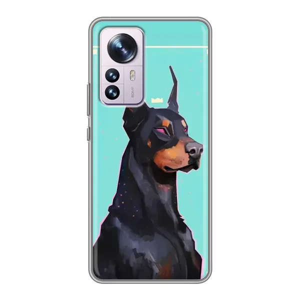 Чехол с рисунком «Король доберман» для Xiaomi 12 / 12X Чехол с рисунком «Король доберман» для Xiaomi 12 / 12X