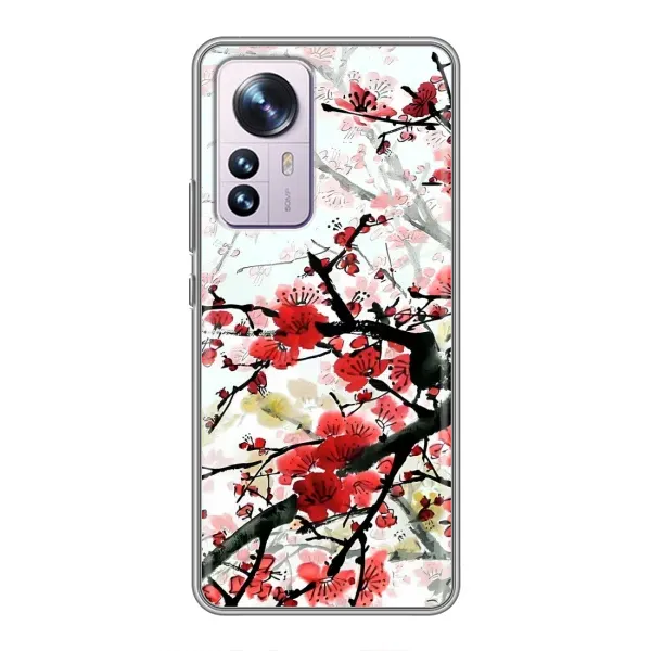 Чехол с рисунком «Красивая Сакура» для Xiaomi 12 / 12X Чехол с рисунком «Красивая Сакура» для Xiaomi 12 / 12X
