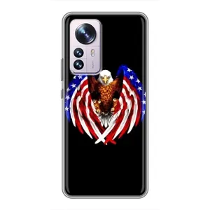Чохол Прапор USA для Xiaomi 12 / 12X (Крила США)