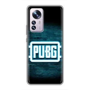 Чехол (TPU) с картинкой "Лого Пабг" на Сяоми 12 / 12х (Лого PUBG)
