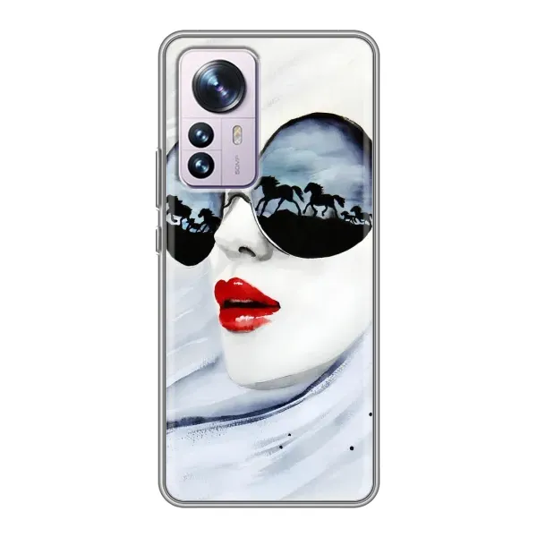 Чехол с рисунком «Любительница коней» для Xiaomi 12 / 12X Чехол с рисунком «Любительница коней» для Xiaomi 12 / 12X