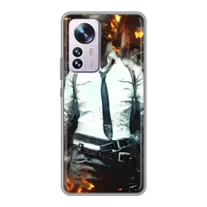 Силиконовый чехол с картинкой "Герой Pubg" на Xiaomi 12 / 12X (Man Пубг)