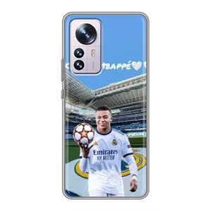 Чехол (TPU) с Футболистом на Xiaomi 12 / 12X (Mbappe Real)
