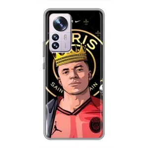 Чехол (TPU) с Футболистом на Xiaomi 12 / 12X (Mbappe King)