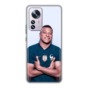 Чехол (TPU) с Футболистом на Xiaomi 12 / 12X (Мбаппешичка)