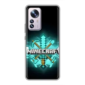 Чехол майнкрафт для Xiaomi 12 / 12X (MineCraft 2)
