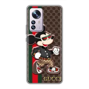 Чохли бренд ГУЧЧІ для Xiaomi 12 / 12X (Маус Гуччи)