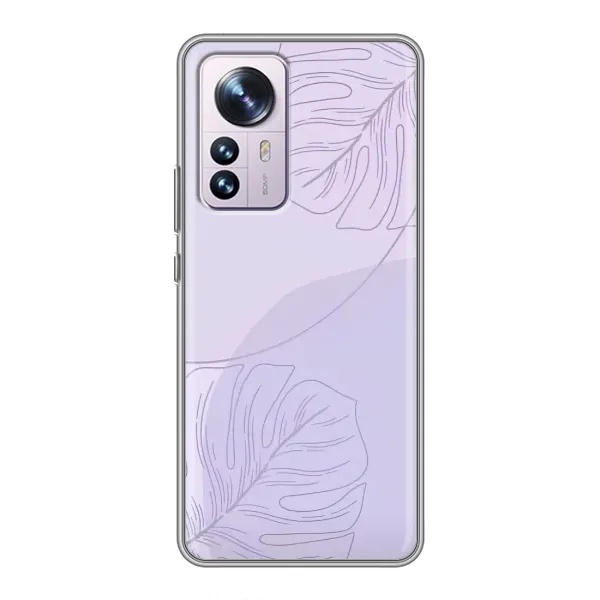 Чехол с рисунком «Монстера фиолетовая» для Xiaomi 12 / 12X Чехол с рисунком «Монстера фиолетовая» для Xiaomi 12 / 12X