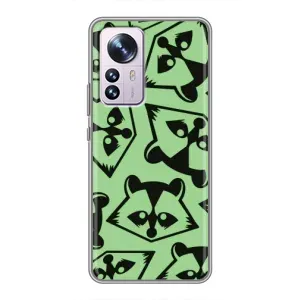 Силіконовий Чохол з Энотами на Xiaomi 12 / 12X (Мордочки Єнота)