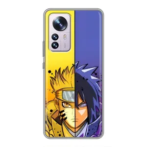 Купить Чехлы на телефон с принтом Anime для Xiaomi 12 / 12X (Naruto Vs Sasuke)