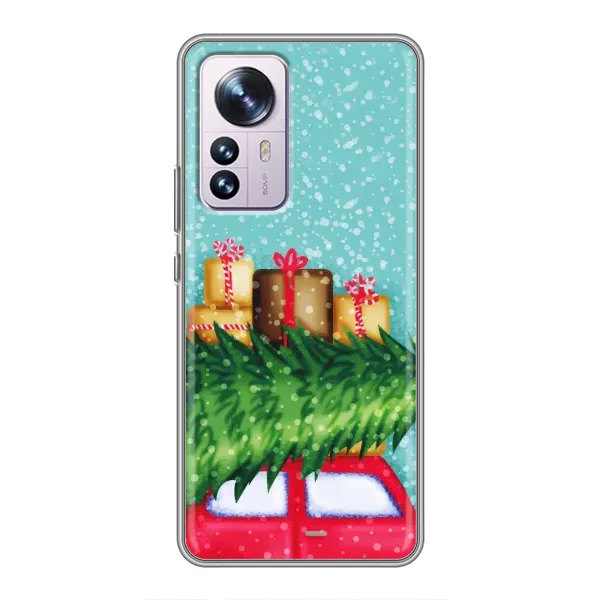 Чехол с рисунком «Новогодние подарки» для Xiaomi 12 / 12X Чехол с рисунком «Новогодние подарки» для Xiaomi 12 / 12X